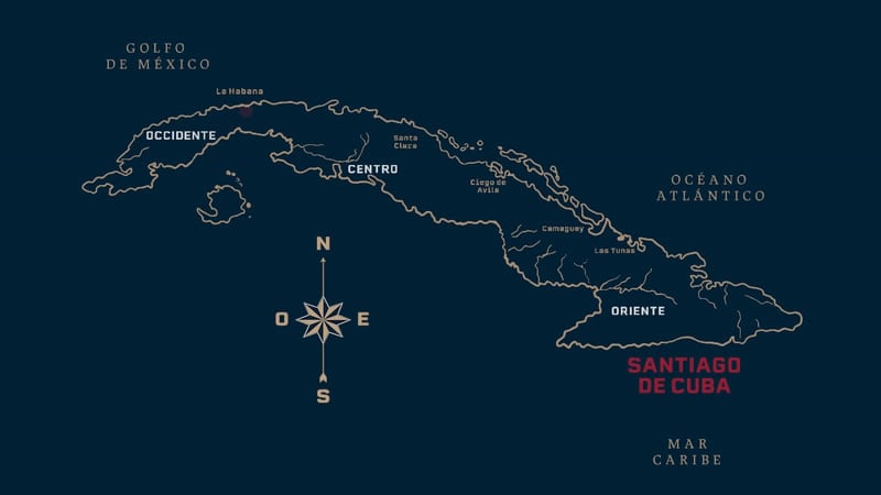 Map of Cuba
