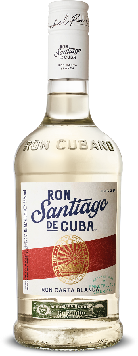 Ron Santiago de Cuba  Carta Blanca